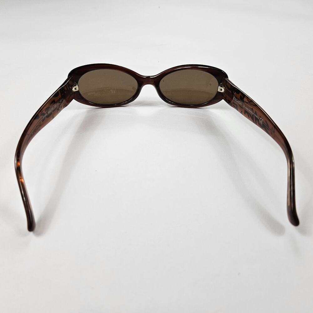 Y2k Escada Designer Sunglasses Brown Small Frame - Picture 3 of 7